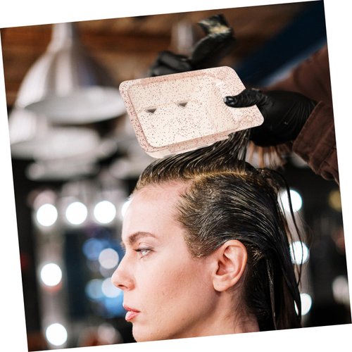 BIUDECO Hair Dye Mask Hair Coloring Bowl Hair Dying Brush Diy Makeup Bowl Hair Salon Bowl Multifunctional Bowl Hair Coloring Mixing Bowl Plastic Pink Mixing Cup Face