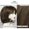 Advanced French Wig Color RL6/8 DARK CHOCOLATE - Raquel Welch Wigs 4" Short Windswept Free Form Textured Length Tru2Life Heat Friendly Synthetic Lace Front Bundle MaxWigs Hairloss Booklet