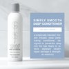 SIMPLY SMOOTH Xtend Deep Conditioner Lightweight Intense Conditioning Treatment Create Extreme Softness Restore & Repair Damaged, Keratin Depleted Hair Hydrate Dry, Color Treated Hair 8.5 Oz
