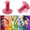 Plastic Finger Stand Support Rest Holder, Professional Nail Art Finger Rest Stand for Painting Salon DIY Finger Practical Holder Design Accessories Supply (4 Pack )
