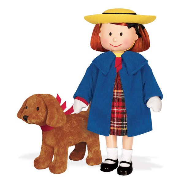 YOTTOY Madeline Collection | Madeline Poseable Doll and Genevieve Soft Toy in Take-Along Box