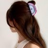 TOVABA Hair Claw Clips for Women Rainbow Shape Hair Clips Cute Medium Hair Clips Trendy Hair Claw Clips Hair Accessories for Women Strong Hold Jaw Hair Clip for Thick Thin Hair
