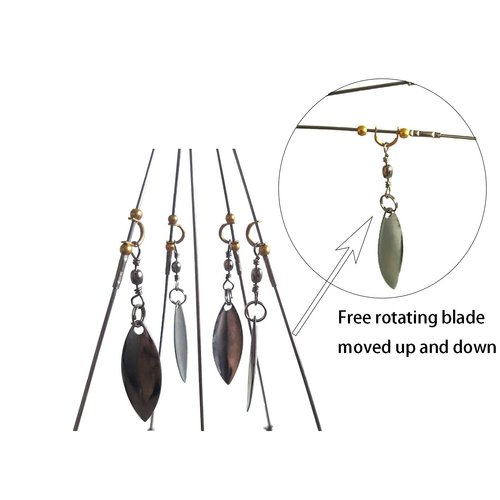 TZDTMEOS 5pcs Alabama Umbrella Rigs Fishing Rigs Lure for Fishing Bass Bait Lure 8in 1/2OZ Fishing Bait Rigs