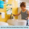 Dinosaur Potty Trainning Sticker Chart for Toddlers Boys Girls, 20 Potty Training Chart with 432 Stickers & 1 Routine Card - B09