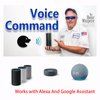 Universal Smart WiFi Ceiling Fan Remote Control Kit, Compatible with Alexa, Google Assistant and Smart Life App, No Hub Required 53T KIT WiFi DIMMER