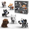 KADELE Cute Dog Building Animal Sets, Extremely Challenging STEM Building Blocks Decor for Adults Kids, Micro 3D Educational Toys for Boys Girls Ages 8 and Up, 6 Cute Dogs(568 Pieces)