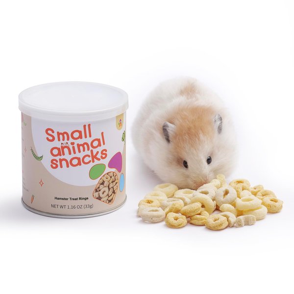 Niteangel Hamster Snack & Treats Toy: - Small Animal Natural Treat Mix for Dwarf Syrian Robo Hamsters Gerbils Mice Lemmings Degus or Other Small-Sized Pets