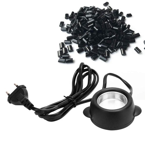 Mini Constant Temperature Hot Pot Hair Extension Glue Melting Pot Lightweight Portable Heat Resistance Wig Glue Melting Stove for Extension Keratin Repair Tool (US)