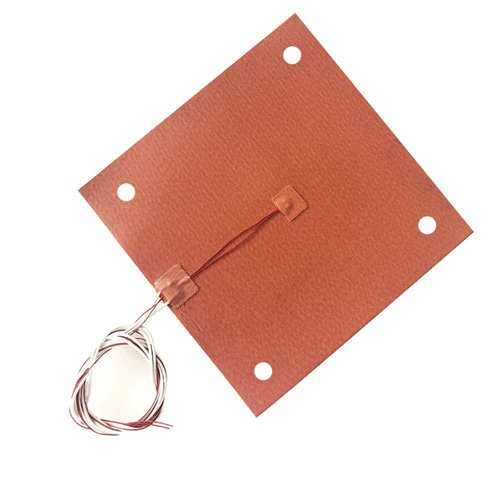 High Temperature Ender 3 V2 Flexible 235x235mm Silicone Heater 24V Heated Bed Build Plate for Creality Ender 3 Pro Ender 5 3D Printer (24V 300W)