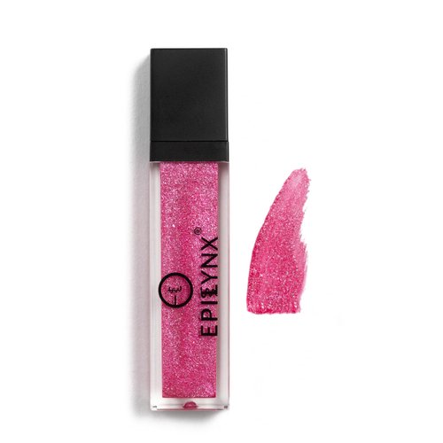 EPILYNX by Dr. Liia Vegan Glitter & Matte Liquid Lip Gloss - Moisturizing Formula for Hydration & Long Lasting Wear - Cruelty Free, Paraben Free, Gluten Free - Sweet Tooth Fuchsia Pink