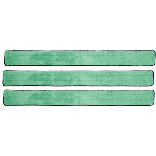 Real Clean 48 inch Microfiber Dry Dusting Mop Pad for Flat Mop Frames (Pack of 3)
