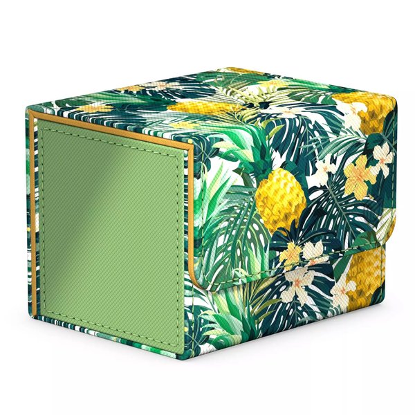 Ultimate Guard Limited Run Sidewinder 100+ Floral Places II, Deck Box for 100 Double-Sleeved TCG Cards, Bahia Green, Magnetic Closure & Microfiber Inner Lining…