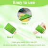 12 Pieces Korean Body Scrub Exfoliating Cloth Italy Towel Korean Style Exfoliating Mitt Korean Style Scrubbing Cloth Bath Body Exfoliating Scrub Towel(Yellow, Green, Blue, Pink, Small)