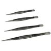 SE Stainless Steel Tweezers Set (4 PC.) - TW2-464SP