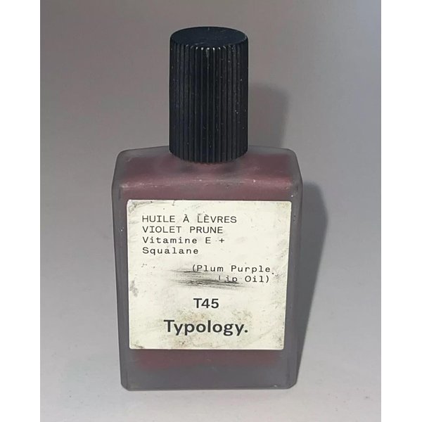 Typology Tinted Lip Oil - Shade 5 Plum Purple & Complimentary Sheet Masque