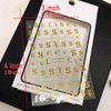 4 Sheets Nail Art Decals of 100 Dollar Sign Bill Nail Accessories Paper Money Design Treasure Currency Nail Stickers Tip