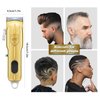 LAC LAICHY Hair Clippers for Men Hair Trimmer Beard Trimmer for Men Razor Kit - Gold Rechargeable USB Professional Cordless Hair Clippers for Men with LED Display for Barber