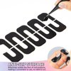 100pcs Nail Polish Protector for Fingers Peel Off Nail Stickers with Tweezer, U Shape Nail Guards Cuticle Protectors Tape Nail Protector Cover for Nail Art Painting Decoration, Manicure Tool