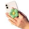 Kasitus Cute Daisy Flower Shape Collapsible Expandable Multi Functional Mobile Phone Grip & Kicktand（Green