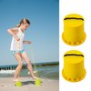 GISCO Balancing Bucket Stilts 1 Pair Thickened Plastic Walking Stilts Balance Bucket Stilts Toy with Adjustable Rope Gifts for Balance Coordination Party Game Birthday (Yellow)