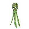 TUFFY - World's Tuffest Soft Dog Toy - Ocean Squid - Squeakers - Multiple Layers. Made Durable, Strong & Tough. Interactive Play (Tug, Toss & Fetch). Machine Washable and It Floats. (Green 2 Pack)