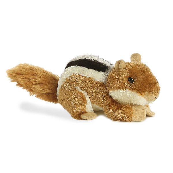 Aurora® Adorable Mini Flopsie™ Chip™ Stuffed Animal - Playful Ease - Timeless Companions - Brown 8 Inches