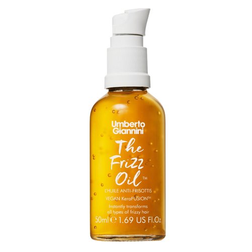 Umberto Giannini Frizz Fix The Frizz Oil 50ml - Shine Enhancing Vegan Keratin Bond Repair Hair Oil