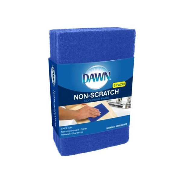 DAWN Non-Scratch Scouring Pads, 3 ct