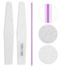 Lofuanna Nail File 15 PCS Professional Double Sided Acrylic Nail File,Washable Nail File Manicure Tools for Poly Nail Extension Gel and Acrylic Nails Tools Suit for Home Salon (100/180 grit)
