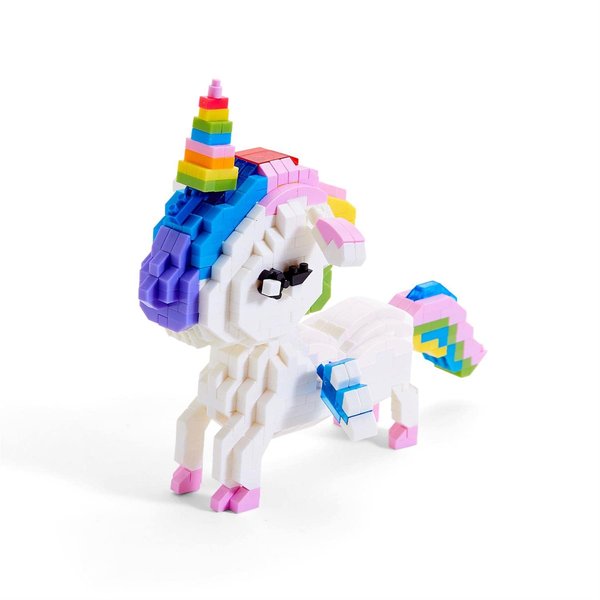 Two's Company Unicorn Tiny Blocks in Storage Box