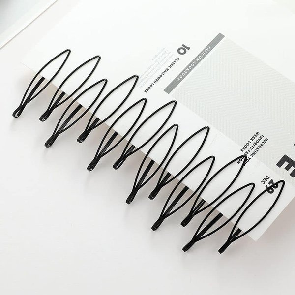 12Pcs Black Vintage Hair Pins Mini Bobby Pins Fashion BB Clip Invisible Bangs Clip Small Bobby Pins for Women and Girls Hair Styling Pins