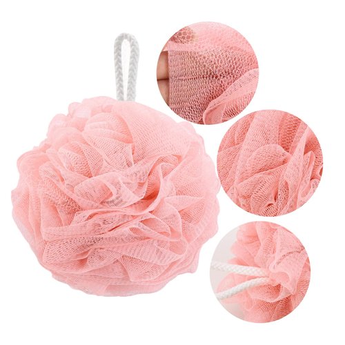 BTYMS 4 Pieces Bath Sponge Shower Loofahs 60g Mesh Pouf Bathing Sponges Bath Scrunchies Body Wash Puff Shower Puff