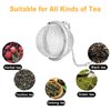 Tea Infusers for Loose Tea 2 pcs TeaSanavie Tea Ball Handmade Honey Bee Tea Strainers for Loose Tea, Tea infuser with Bee Charm Pendant Loose Leaf Tea Steeper