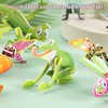Lovyan 100PCS Educational 3D Cartoon Puzzle for Kids - Insects, Dinosaurs, Animals, Vehicles Themed 3D DIY Cardboards for Boys & Girls Gift Party Supplies