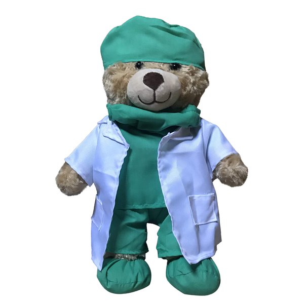 ZZZ Bears Doctor & Nurse Teddy Bear Plush Toy to Protect and Cuddle at Bedtime (Doctor)