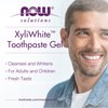 NOW Solutions, Xyliwhite™ Toothpaste Gel, Coconut Oil, Cleanses and Whitens, Cool Coconut-Mint Taste, 6.4-Ounce