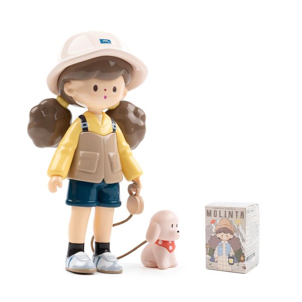 BEEMAI Molinta Camping VLOG Series 3PCs (Set of 3 No Repeat) Random Design Cute Figures Collectible Toys Birthday Gifts