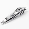 uxcell 6 PCS Sharp Nail Clippers Set, Metal Slanted Edge Toenail Clippers, Silver Tone Fingernail Clipper, Manicure Tool Pedicure Nail Clipper Cutter for Men Women Nail Cleaner