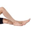 TOFLY® Calf Compression Sleeve for Men & Women, 1 Pair, Footless Compression Socks 20-30mmHg for Leg Support, Shin Splint, Pain Relief, Swelling, Varicose Veins, Maternity, Nursing, Travel, Beige S