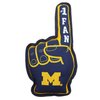 Pets First NCAA Michigan Wolverines #1 Fan Toy. Best Sports Dog Toy with Double Stitched Trim and Tough Nylon Material Filled with Chewable Polyfil and Inner Squeaker