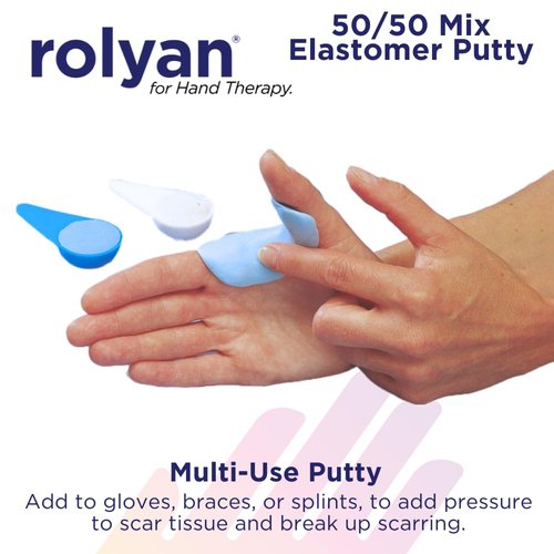Rolyan 50/50 Mix Elastomer Putty, 8.47 oz., Pliable Occupational Therapy Putty for Hand Therapy Splints, Built-Up Grip & Scar Tissue Pressure Relief, Shaping Putty for Molding Handles of Utensils