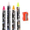 4 Pcs Rhinestone Picker Tool Rhinestone Applicator Adhesive Wax Pencil Diamond Art Tools Gem Pick up Tools Nail Point Drill Pen Dotting Wax Pencil with Pencil Sharpener for Nail Art DIY