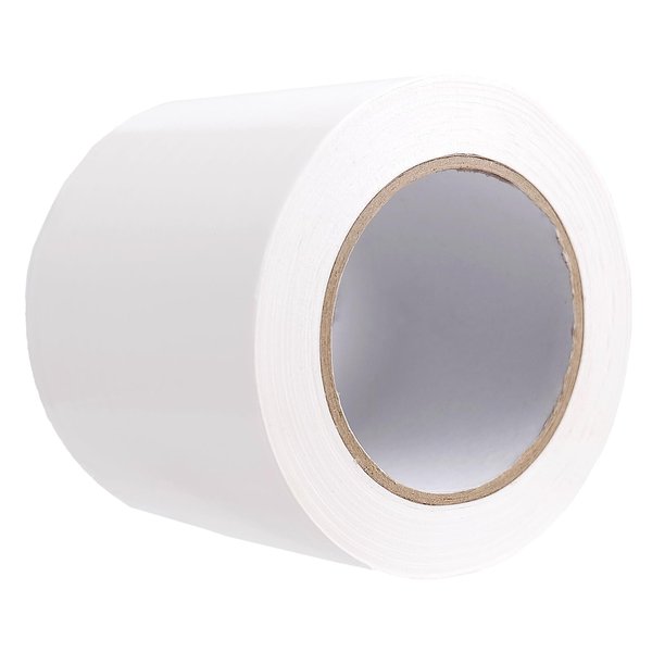 Autrends White Vapor Barrier Tape, 4 Inch x 100 Feet White Vinyl Polyethylene Seal Tape for Crawl Space, Moisture Barrier Seam, Waterproof Seam Tape, 7 Mil Poly Tape