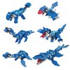 LaQ Dinosaur World Mosasaurus | 333 Pieces | 6 Models | Age 7+ | Creative, Educational Construction Toy Block | Made in Japan