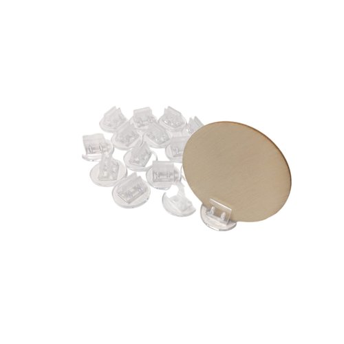 Hellensp 50 Pieces Game Card Stands Game Piece Holders Business Card Holder for Business Cards Price Tags Cards Photos Memos Pictures Display Party Favor(2CM)