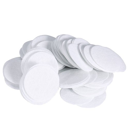 Microdermabrasion Filter, 100Pcs Microdermabrasion Cotton Filters Replacement Round Filtering Pad Facial Vacuum Filters Accesories for Beauty Machine (40mm)
