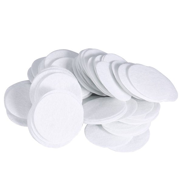 Microdermabrasion Filter, 100Pcs Microdermabrasion Cotton Filters Replacement Round Filtering Pad Facial Vacuum Filters Accesories for Beauty Machine (40mm)
