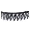 12 Pcs Black Plastic Side Hair Combs with 20 Teeth Hair Comb Clip DIY Hair Accessories for Women and Girls