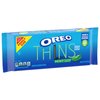 OREO Thins Chocolate Sandwich Cookies, Mint Flavored Creme, 1 Family Size Pack