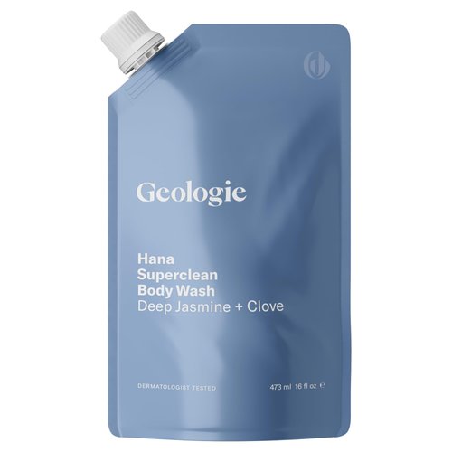 Geologie Hana Superclean Body Wash Refill Pack | Deep Jasmine + Clove | 16 fl oz